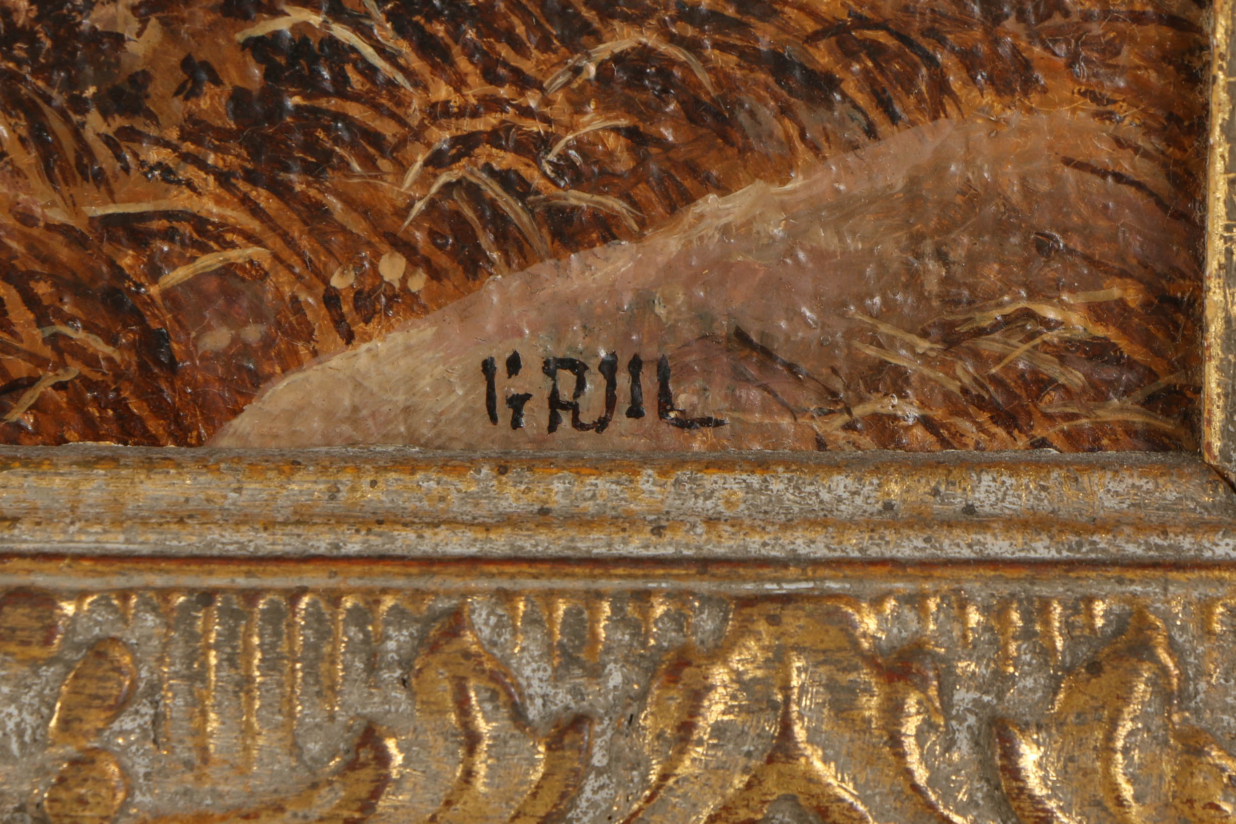 Gene Renner Mobley Oil Painting on Canvas "The Gathering Storm"