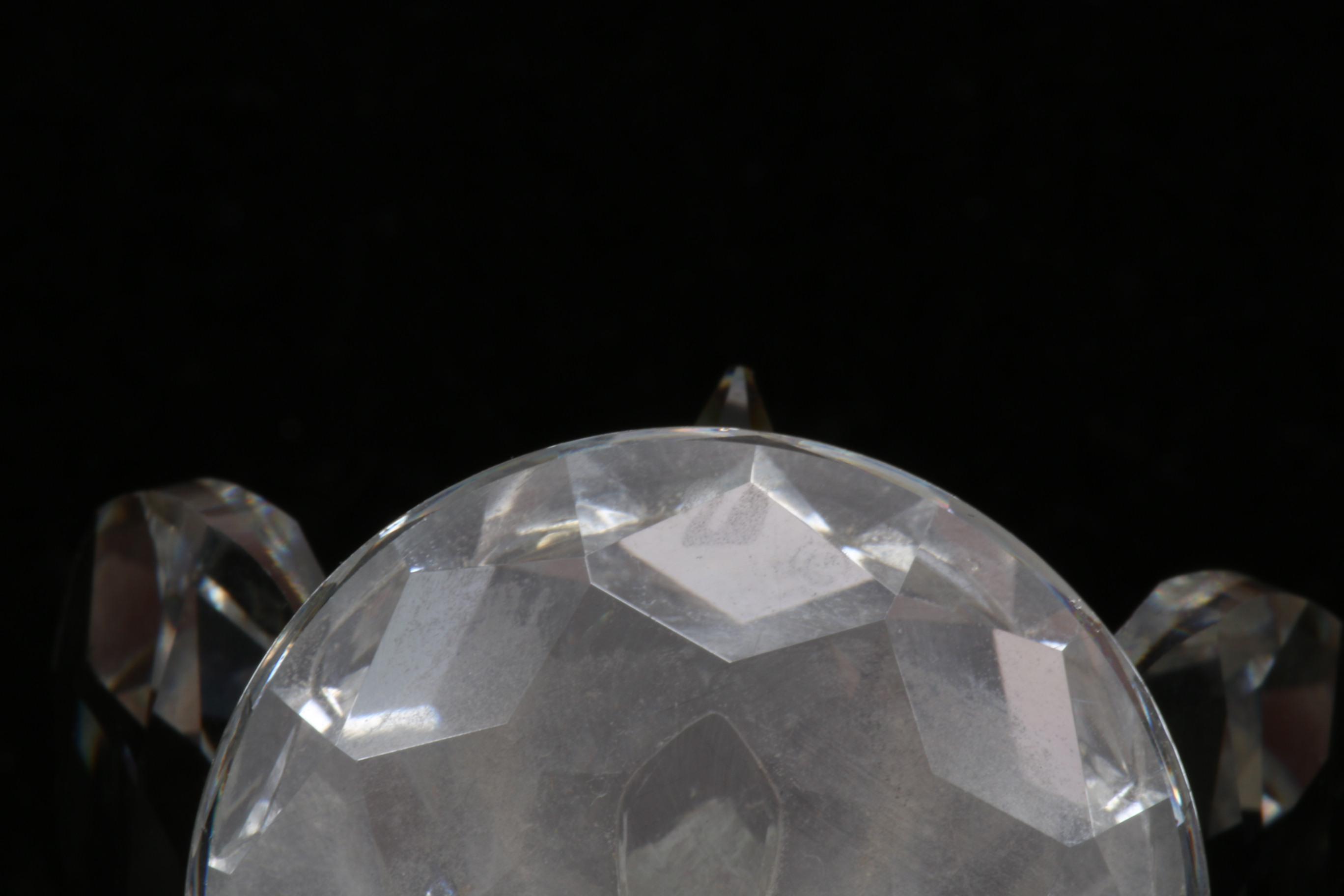 Collection of Miniature Crystal Figurines Featuring Swarovski and Hadeland