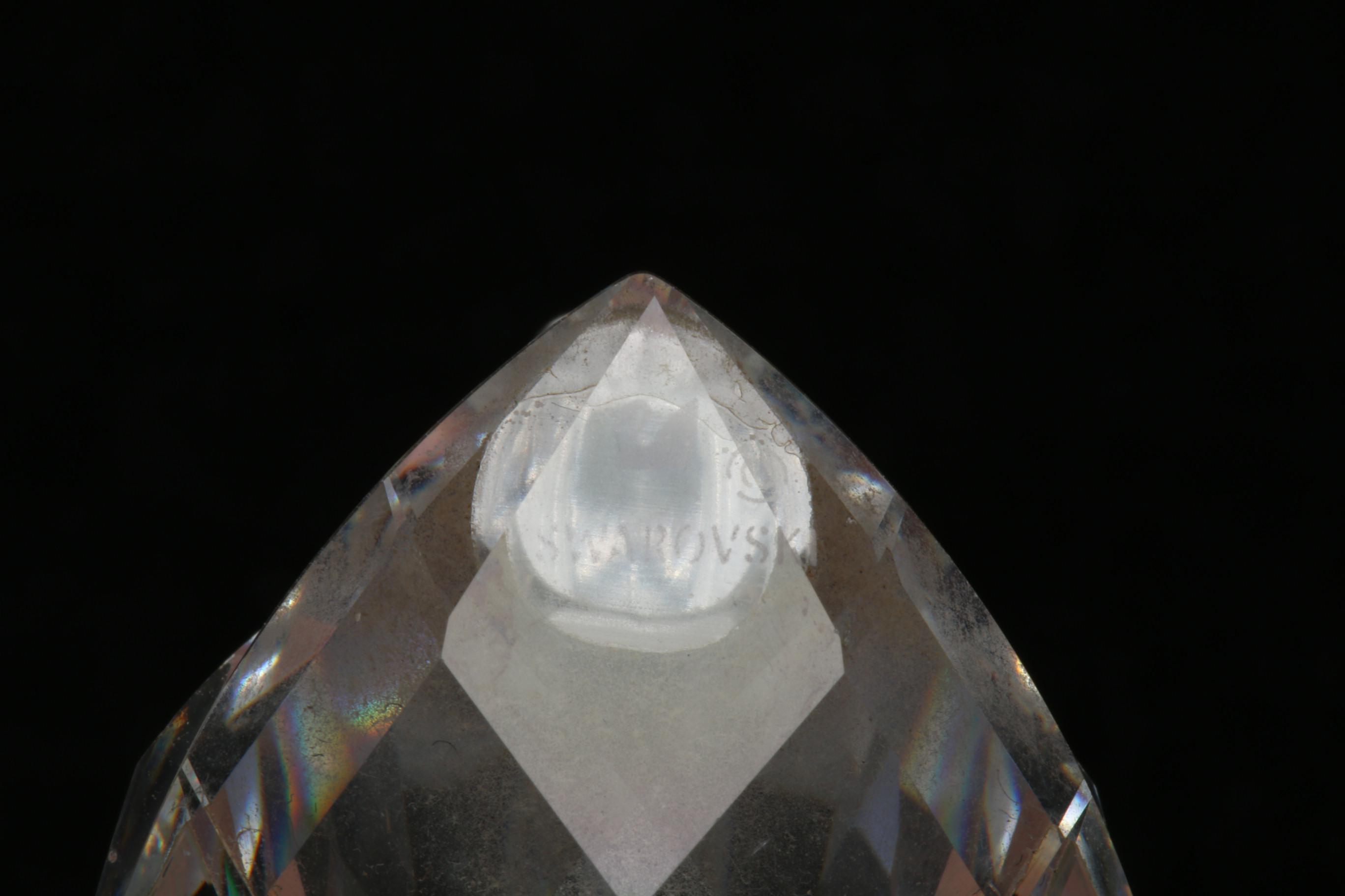 Collection of Miniature Crystal Figurines Featuring Swarovski and Hadeland