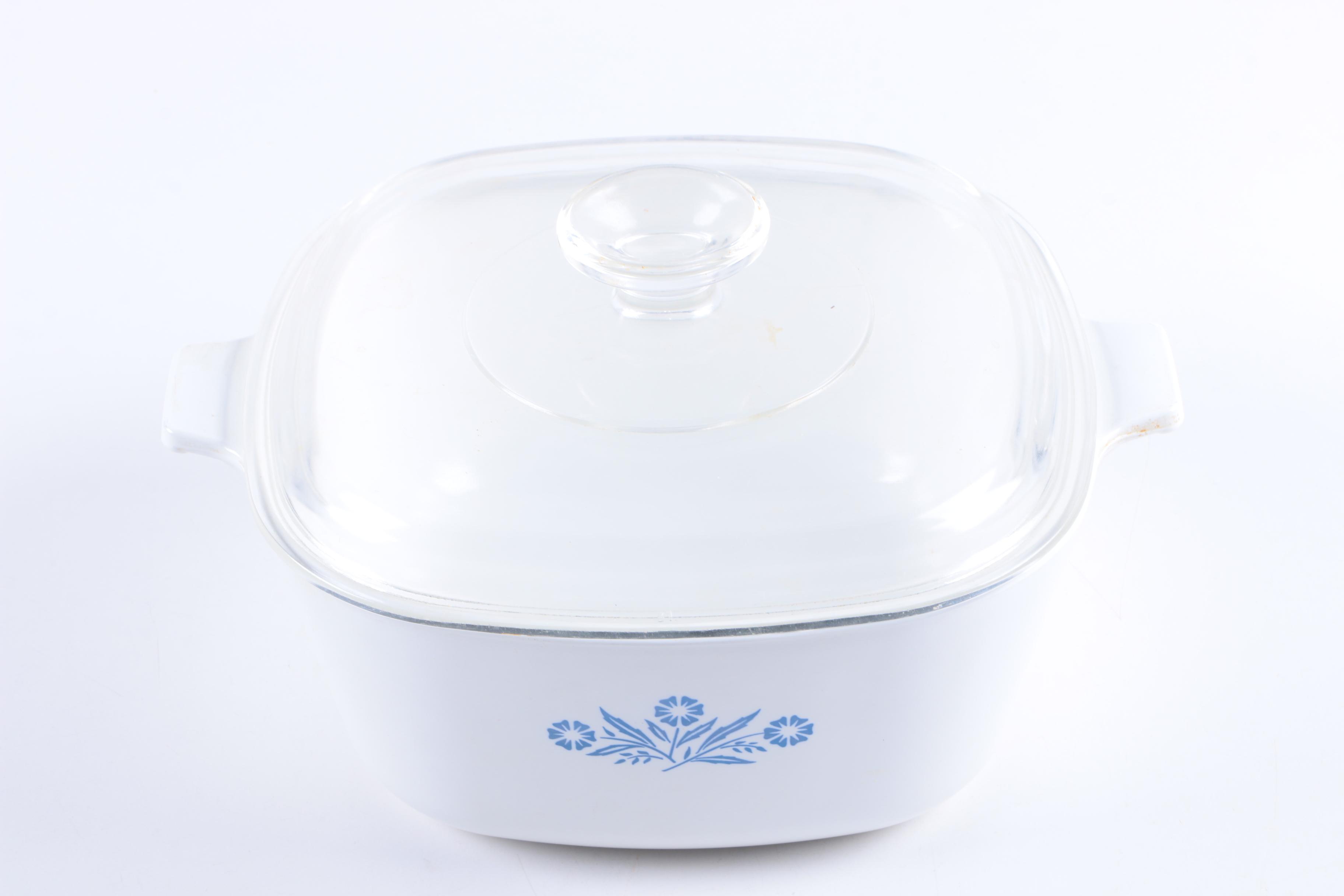 Corningware "Cornflower Blue" Cook and Serveware