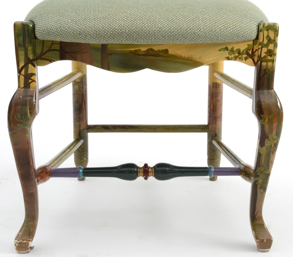 MacKenzie-Childs Forest Fish Chairs