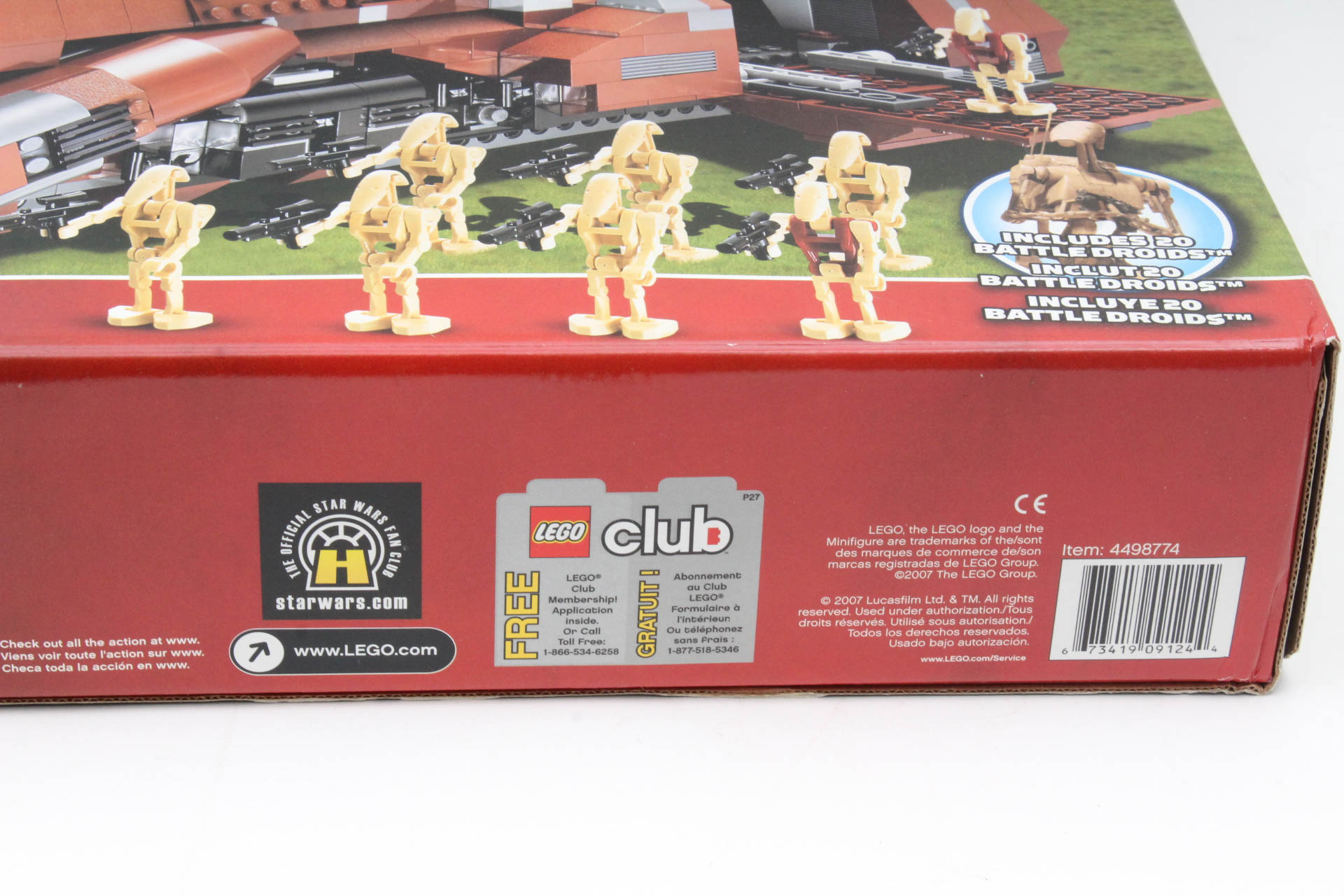 Lego "Star Wars" 7663 "Trade Federation MTT"