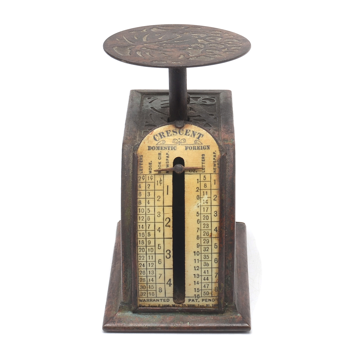 Tiffany Studios Letter Postal Scale