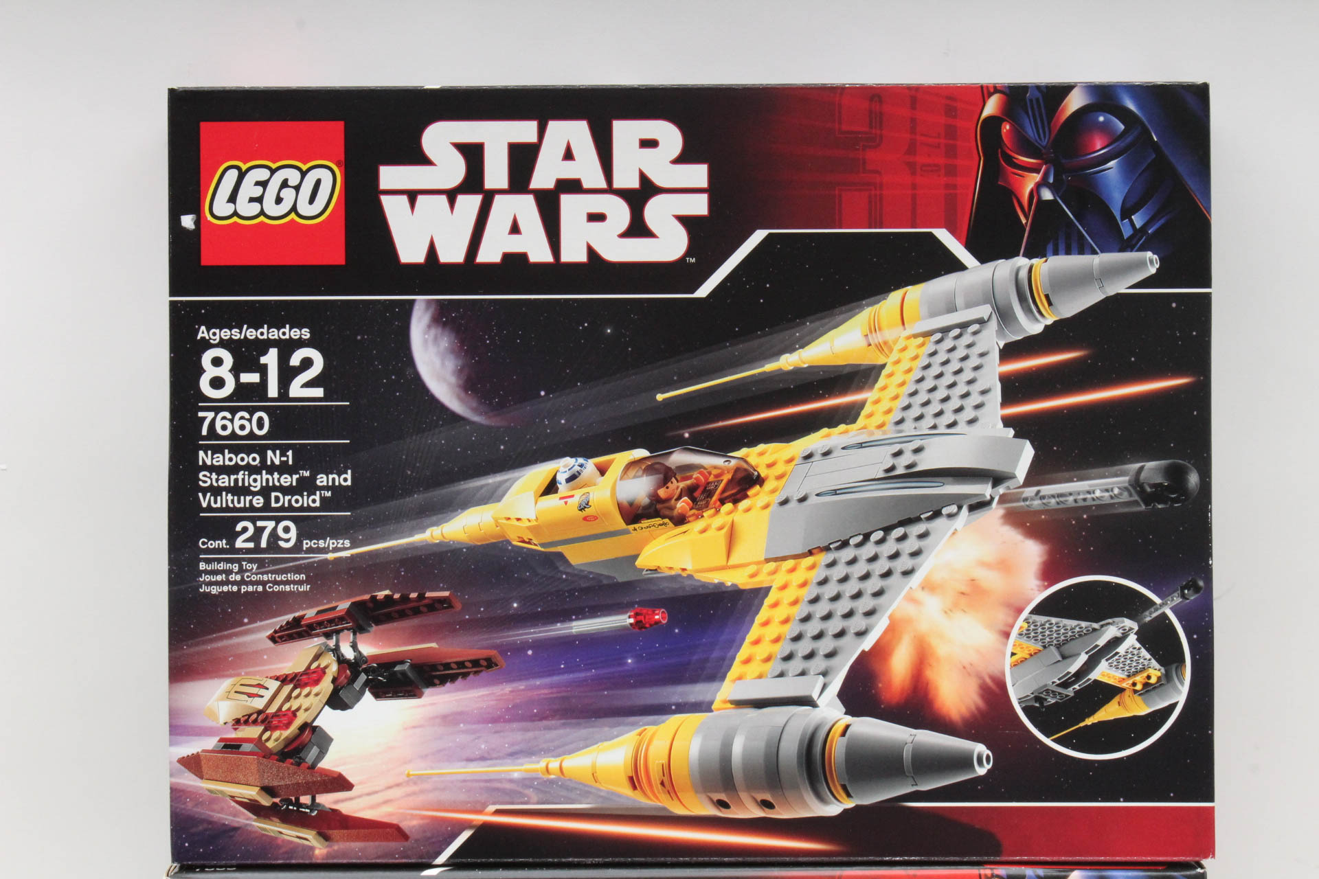 Lego "Star Wars" 7660 and 7663 "Naboo Star Fighter" and "Sith Infiltrator"