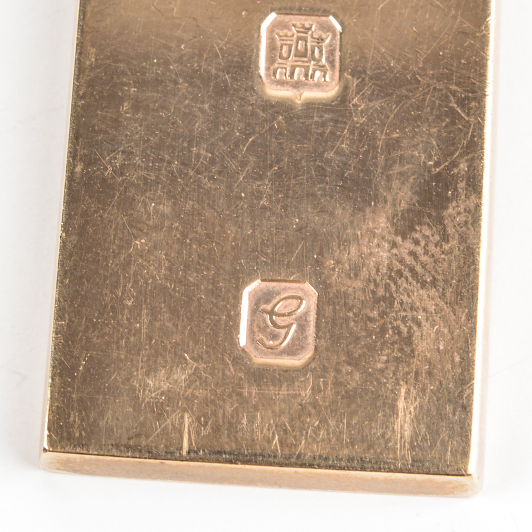 Vintage 1981 Edinburg British 9K Yellow Gold Pendant