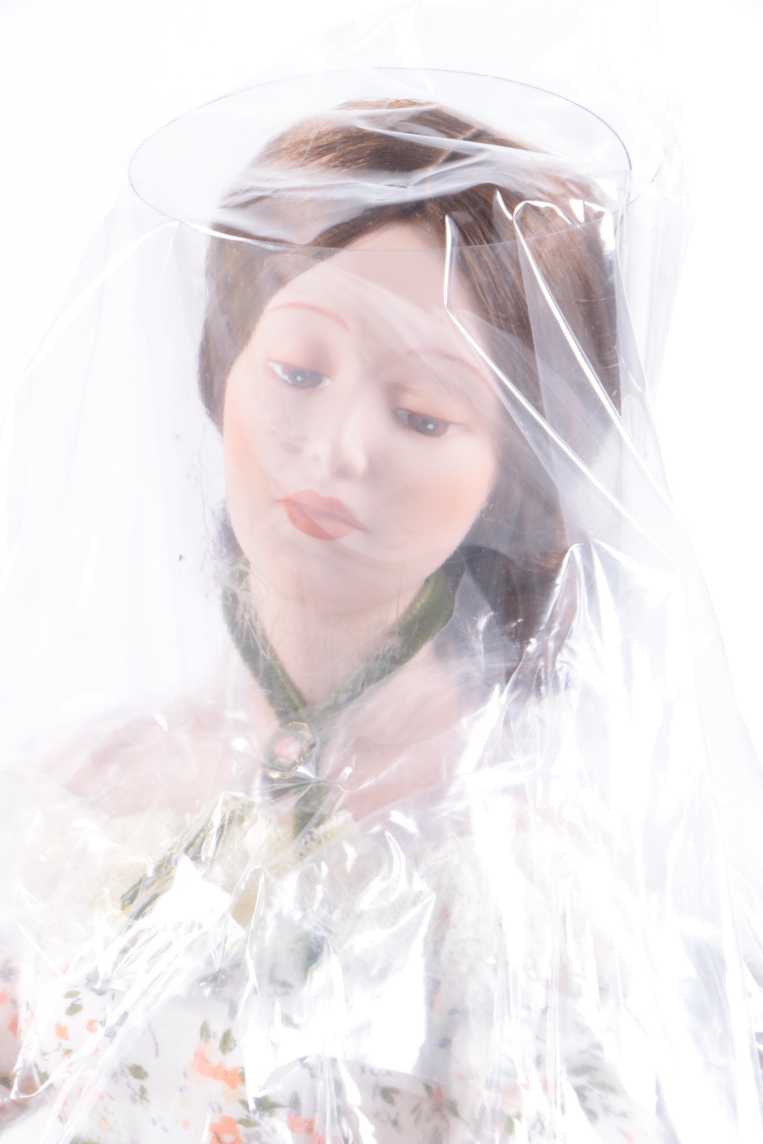 Danbury Mint "Sampler" Doll