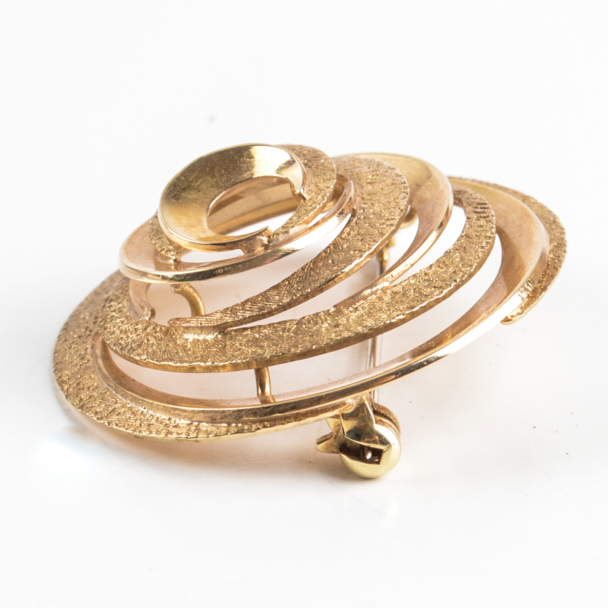 Vintage 14K Yellow Gold Brooch Pendant