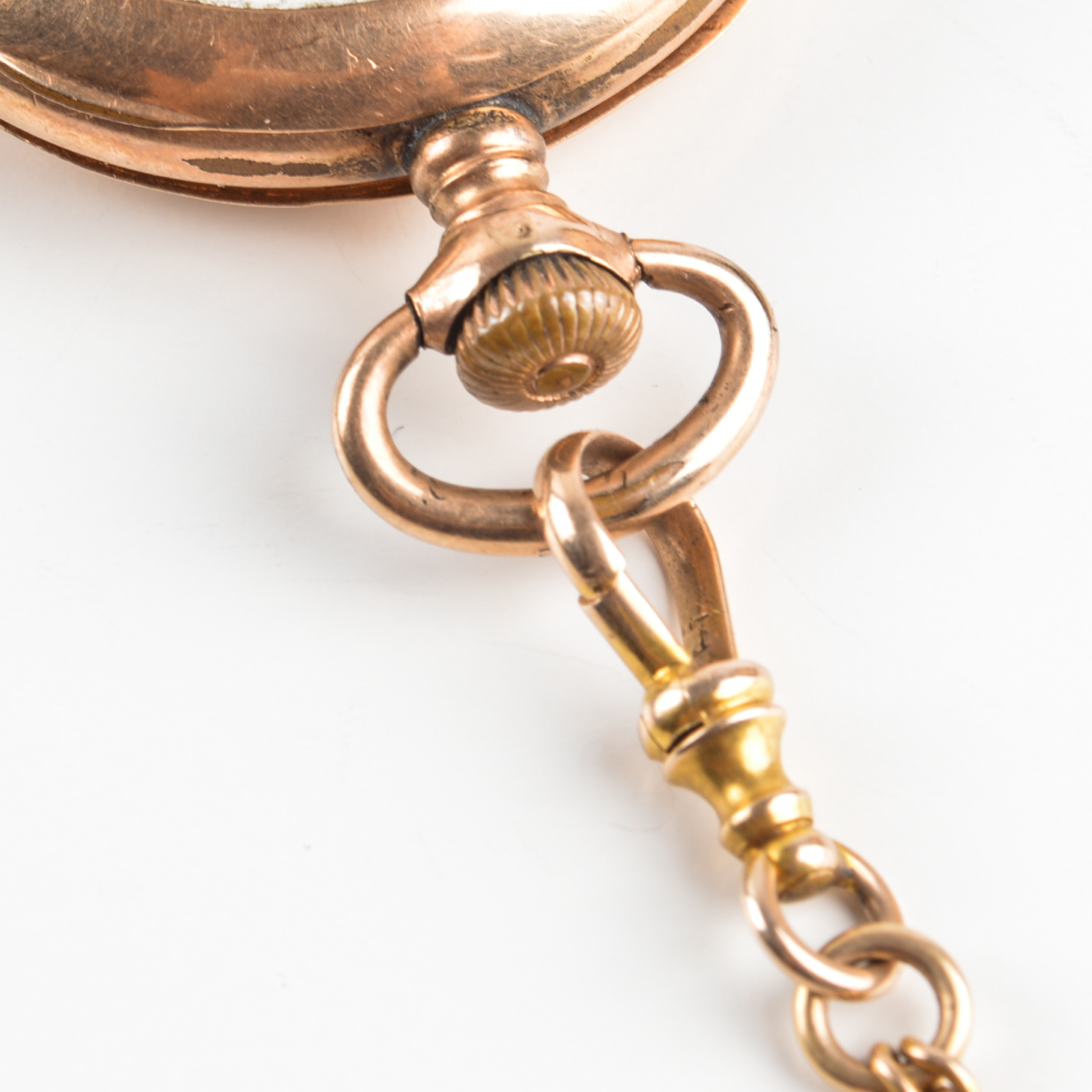 Antique Waltham Gold Filled Pocket Watch and 50" 14K Yellow Gold Chain