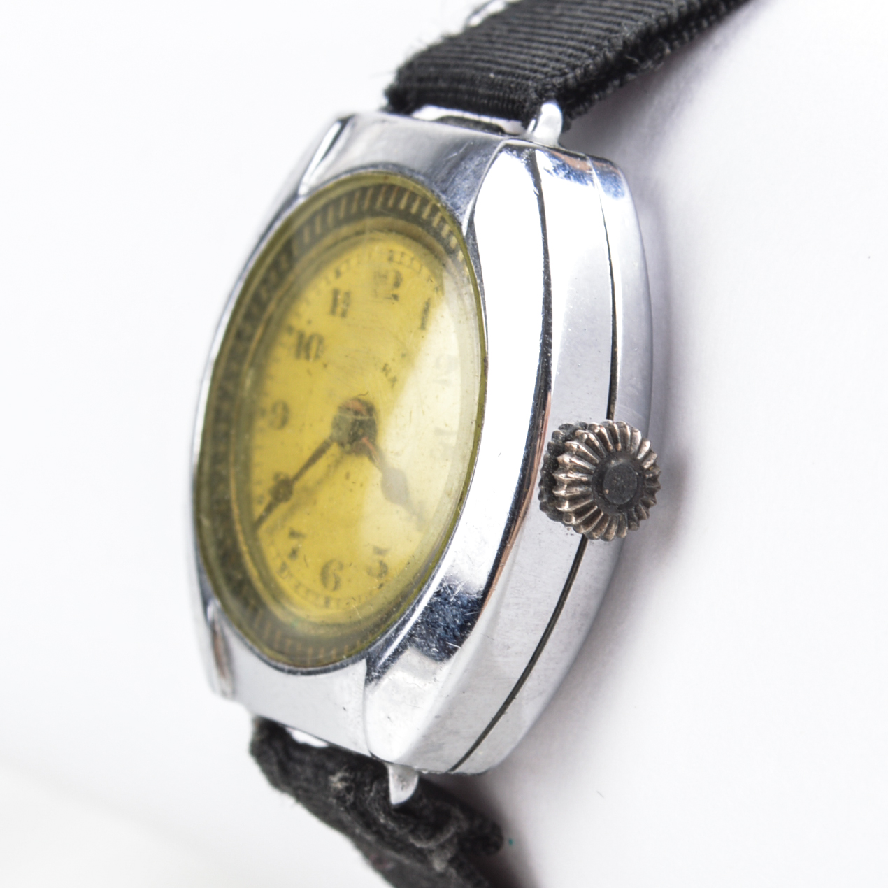 Vintage Russian Watch With Removable 875 Silver Watch
