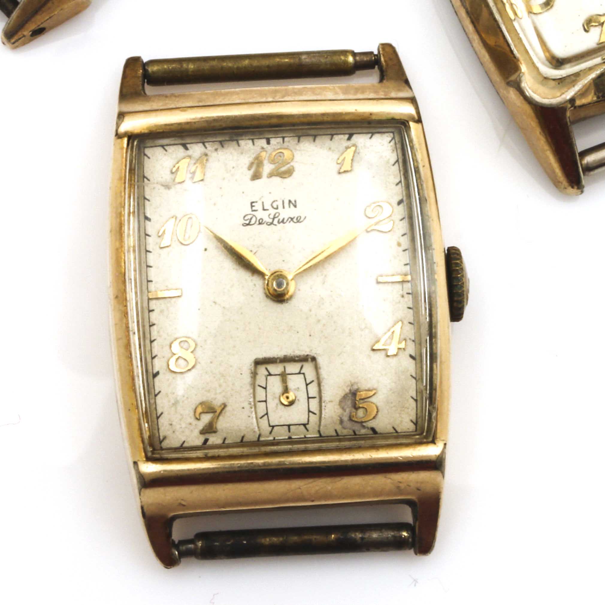 Assortment of Elgin Watch Cases