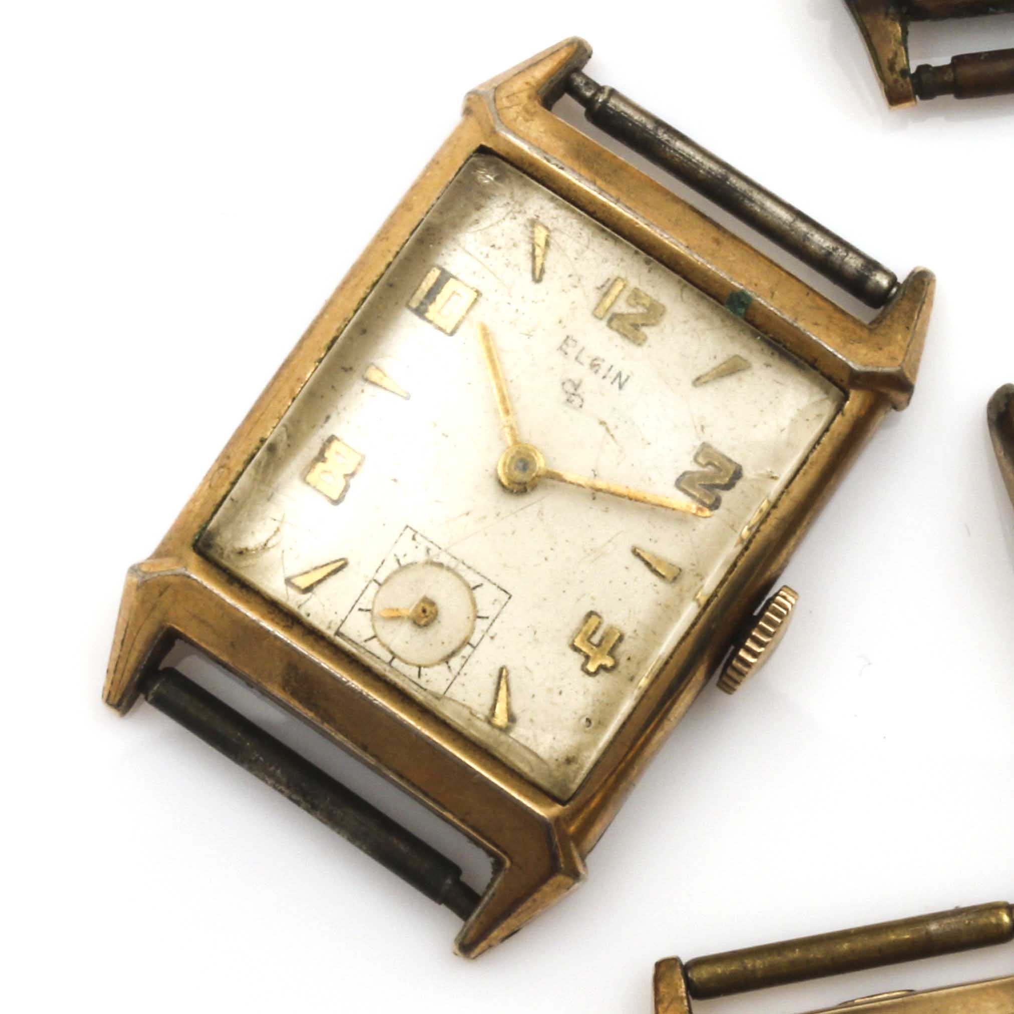 Assortment of Elgin Watch Cases