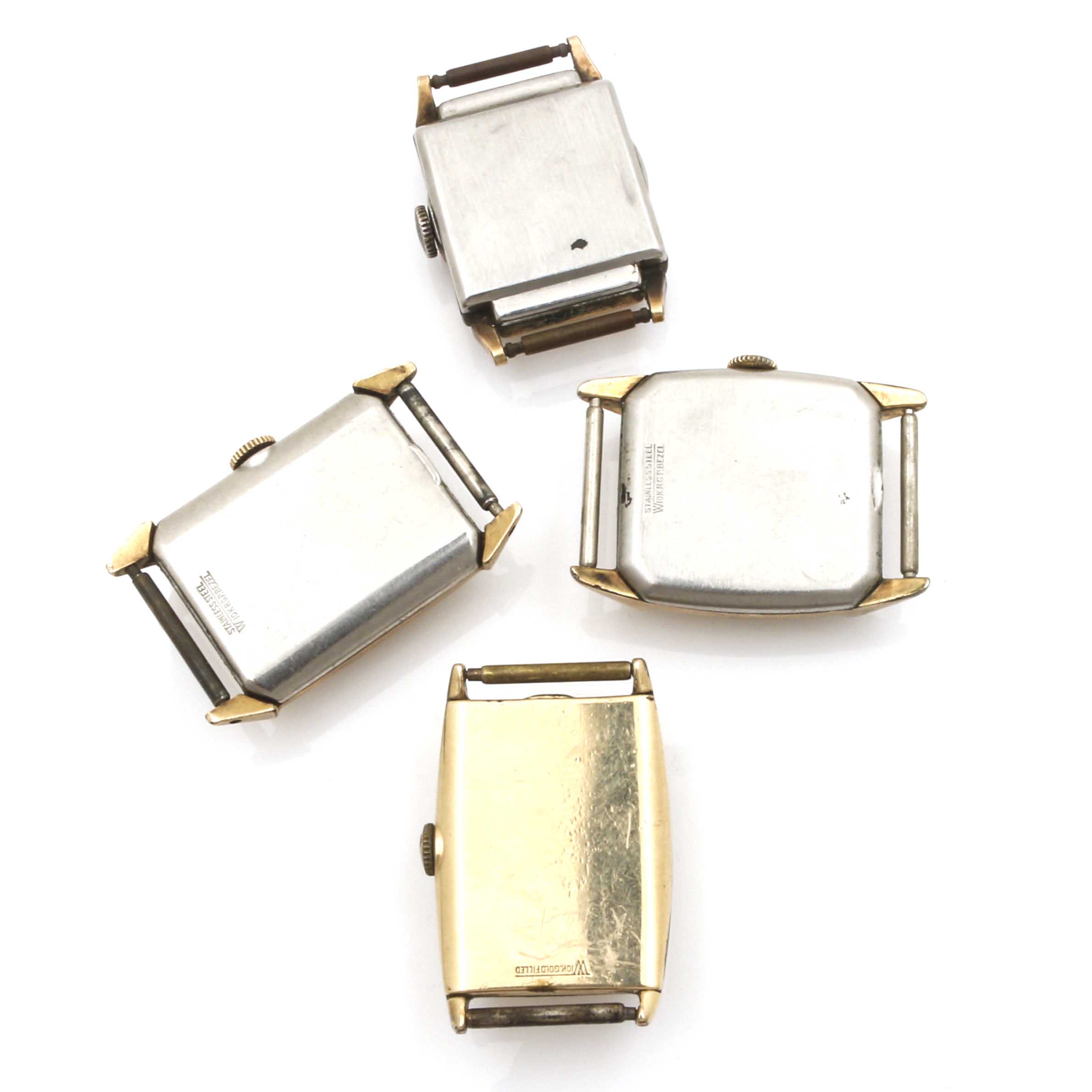 Assortment of Elgin Watch Cases