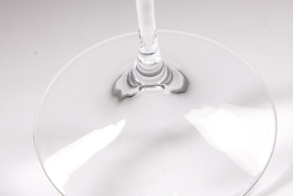 Kjell Engman for Kosta Boda Crystal "Fanfare" Candlestick