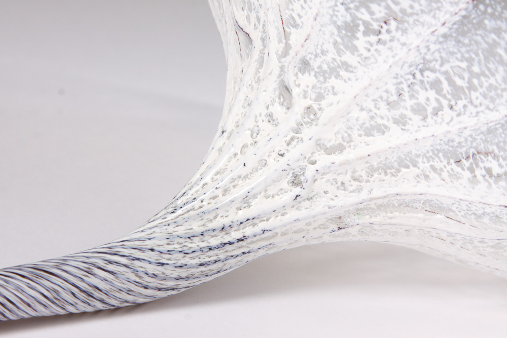 Hand-Blown Art Glass Flower