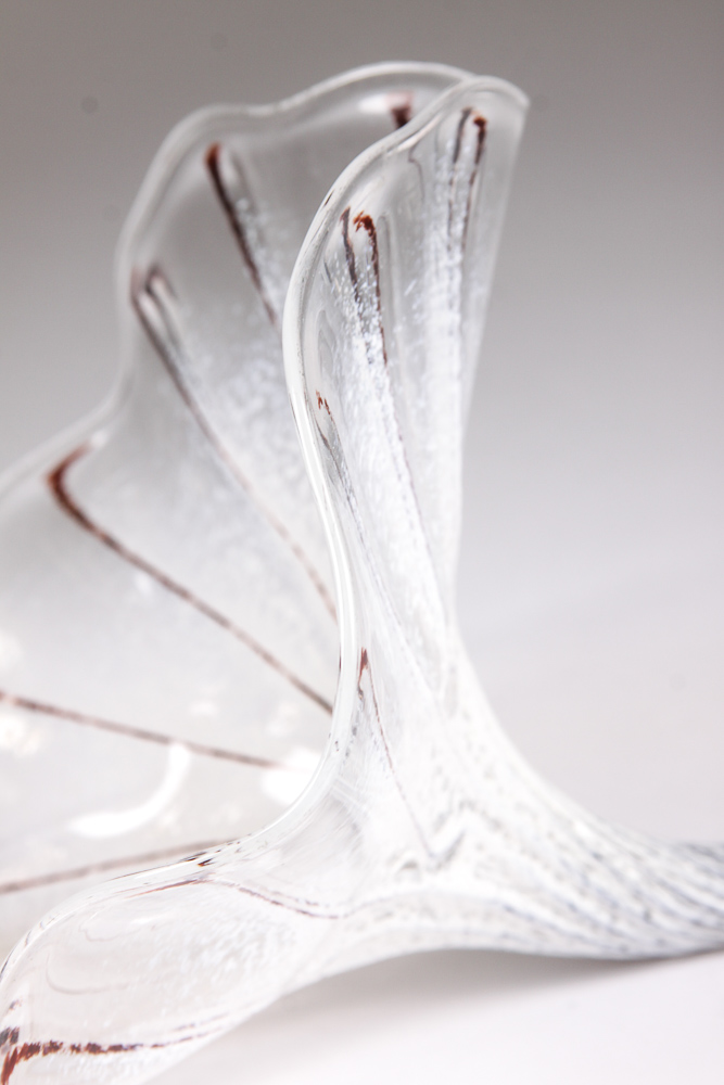 Hand-Blown Art Glass Flower