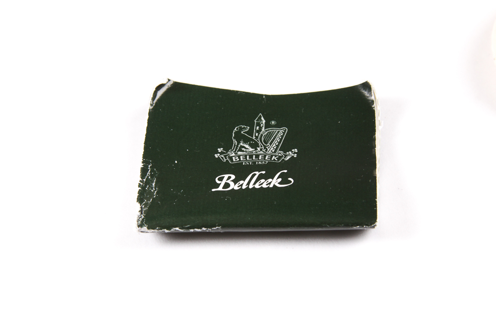 Belleek Vase and Trinket Box