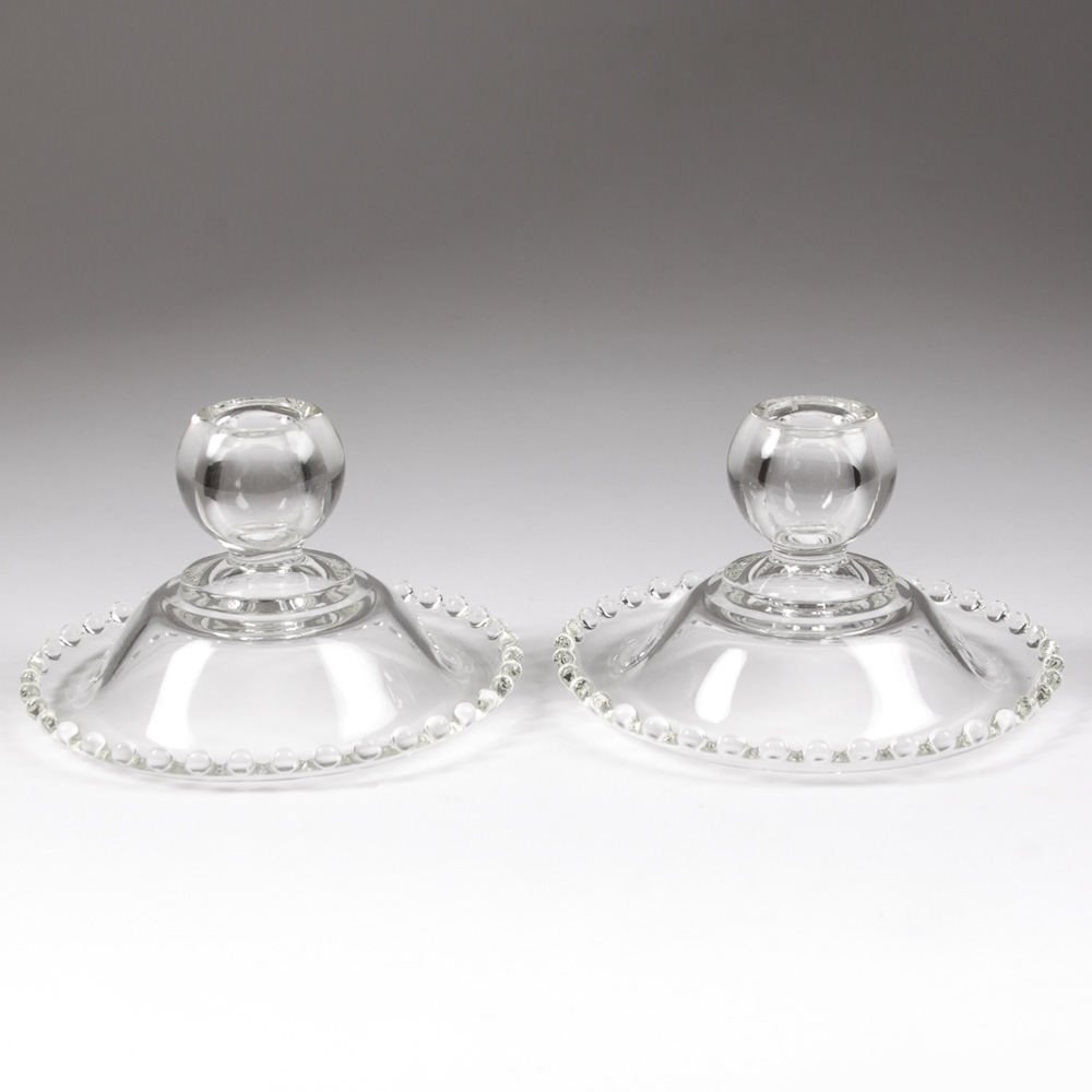 Imperial Glass Candle Holders