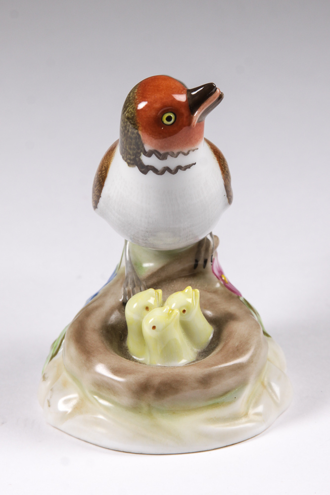 Herend Hungary Hand-Painted Bird Figurine
