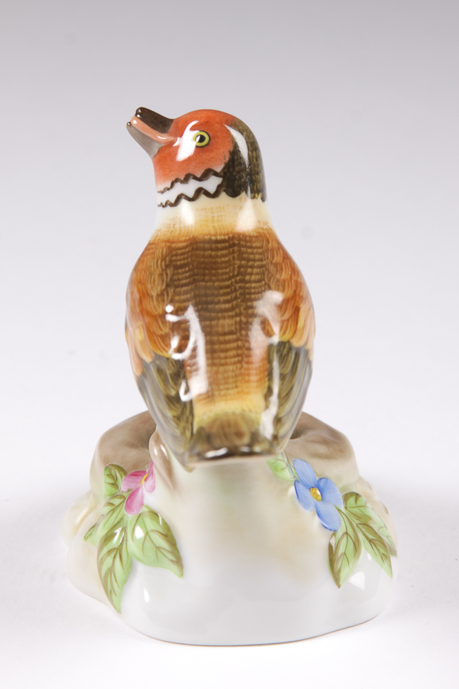 Herend Hungary Hand-Painted Bird Figurine