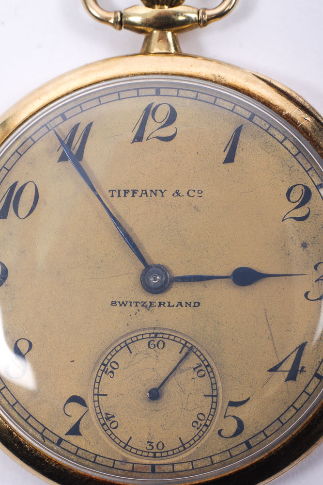 Vintage 18K Gold Patek Phillipe for Tiffany & Co. Pocket Watch