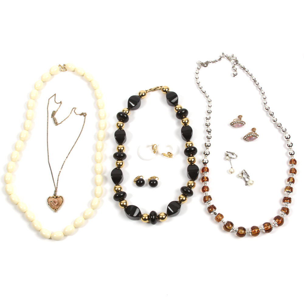 Assortment of Costume Jewelry