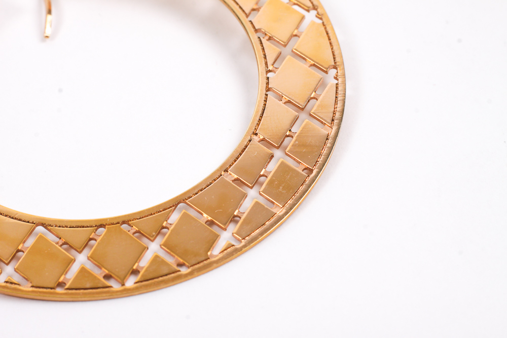 Rebecca Pierced Hoop Earrings