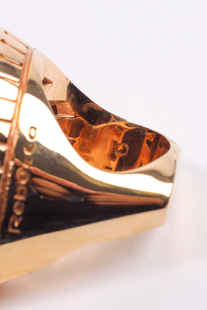 Rebecca Italian Designer Tear Drop Ring