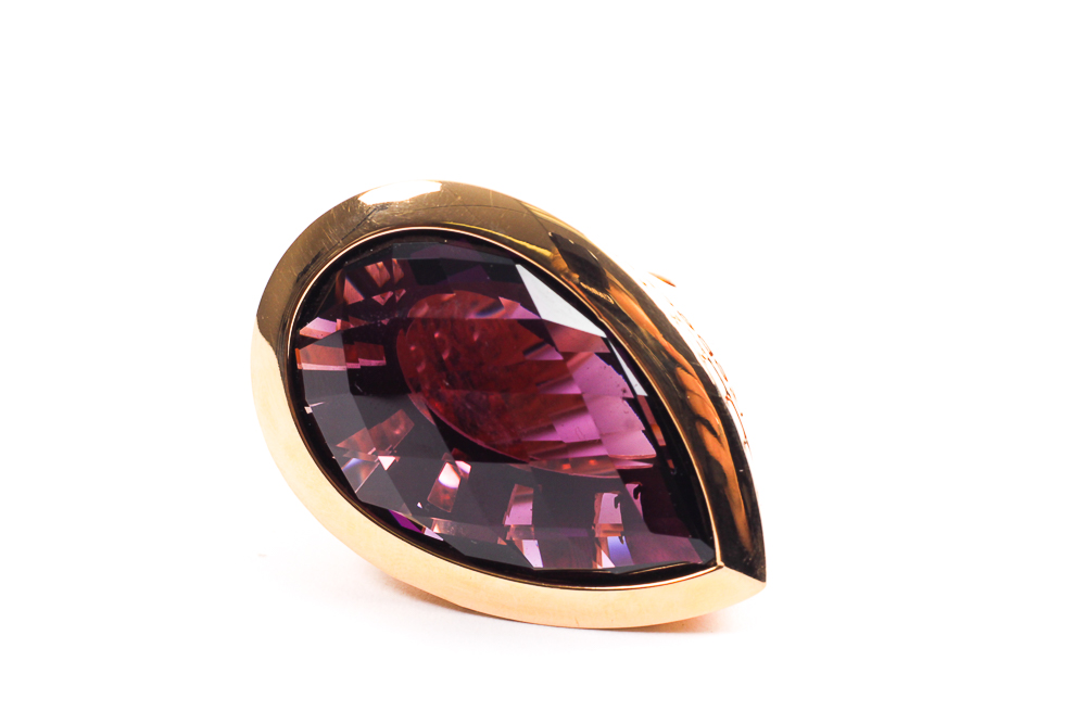 Rebecca Italian Designer Tear Drop Ring