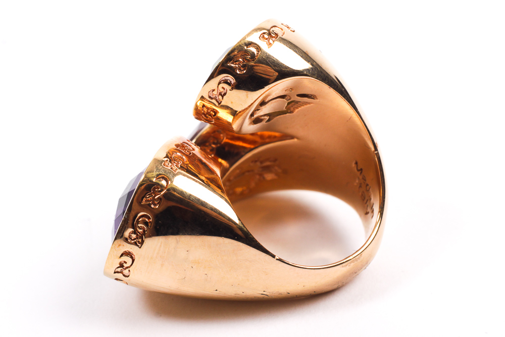 Rebecca Italian Designer Multi Stone Ring