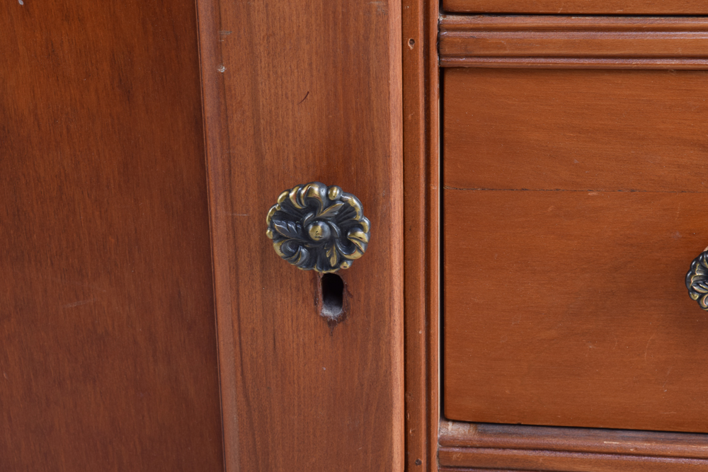 Vintage Walnut Side by Side Wardrobe