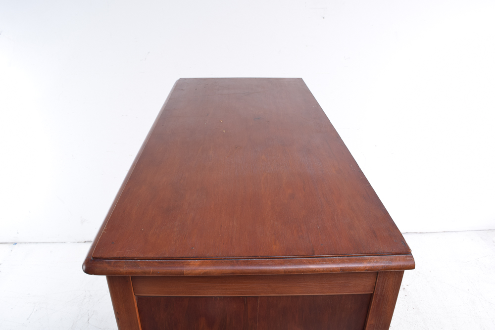 Vintage Walnut Side by Side Wardrobe