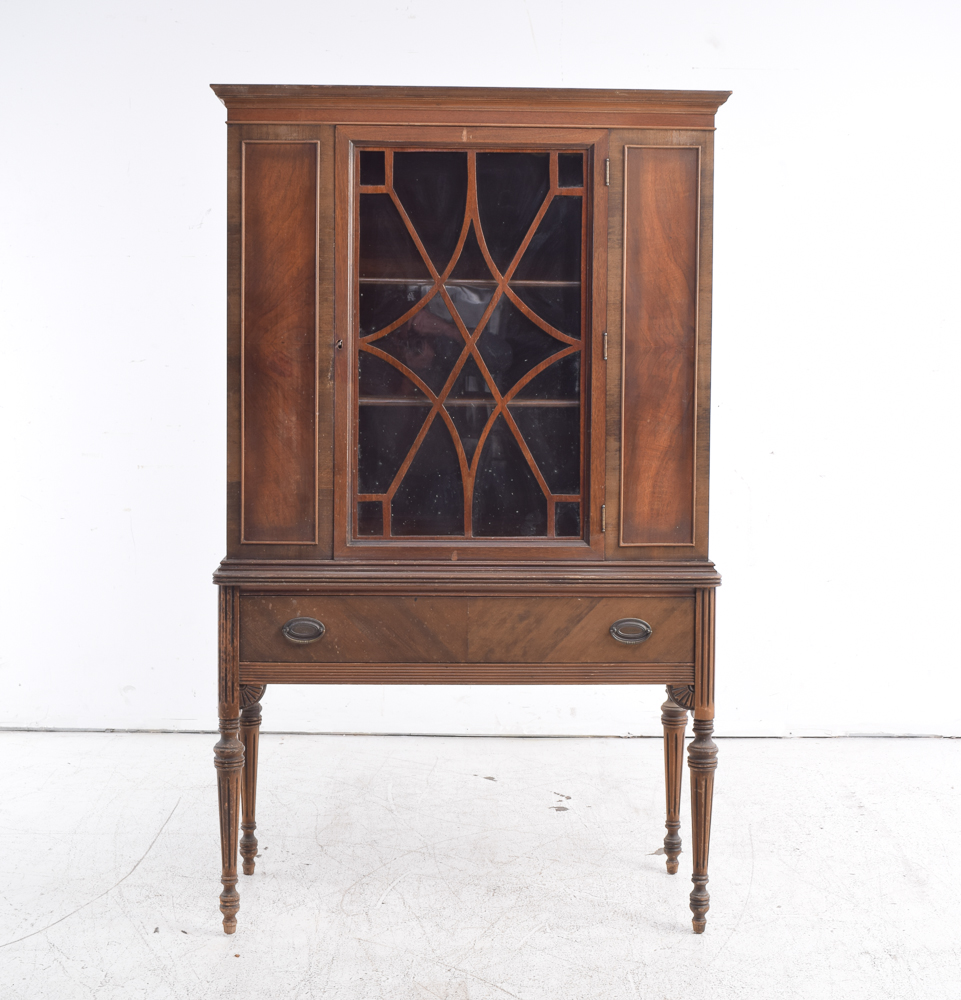 Hepplewhite Style Mahogany Highboy