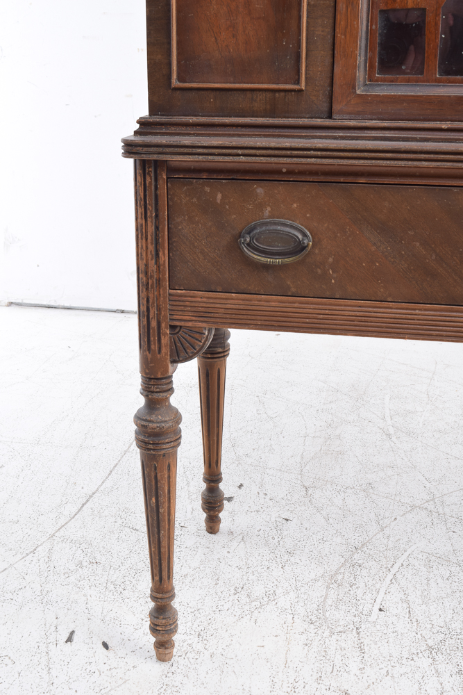 Hepplewhite Style Mahogany Highboy