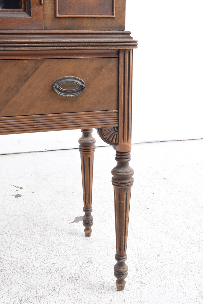Hepplewhite Style Mahogany Highboy