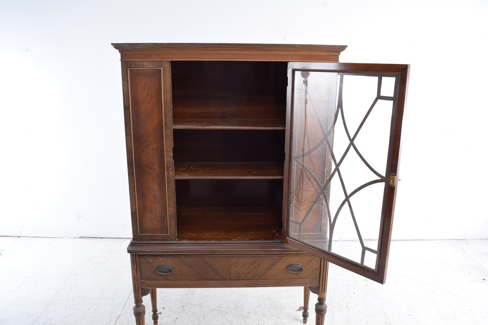 Hepplewhite Style Mahogany Highboy