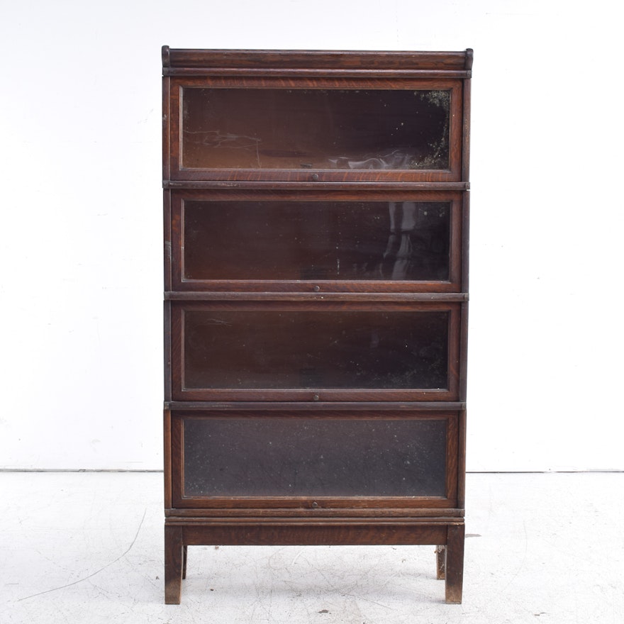 Globe-Wernicke Vintage Oak Barrister Bookcase