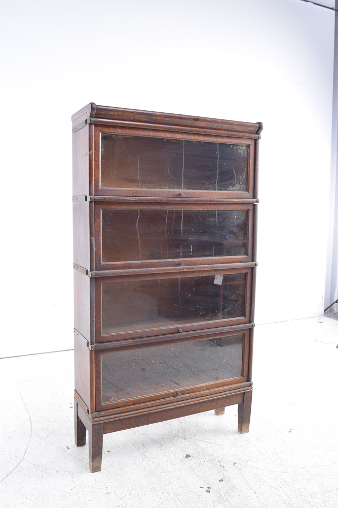 Globe-Wernicke Vintage Oak Barrister Bookcase