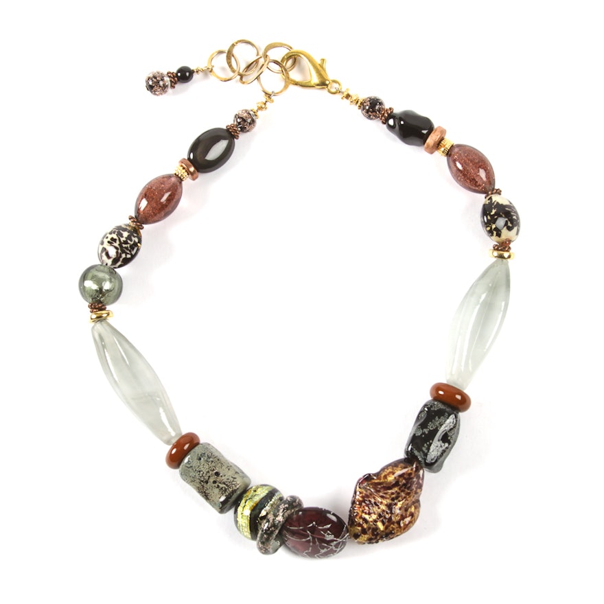 Colorful Venetian Glass Necklace