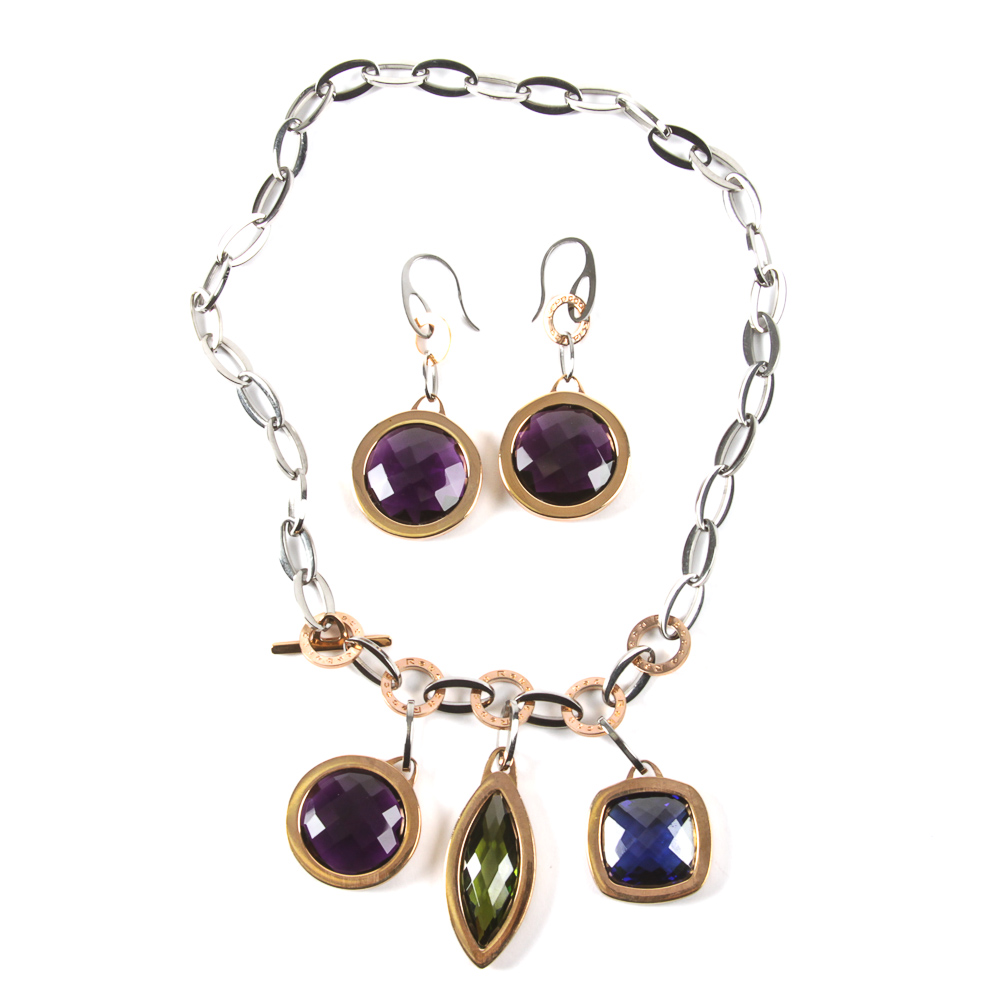 Rebecca Costume Necklace and Earrings