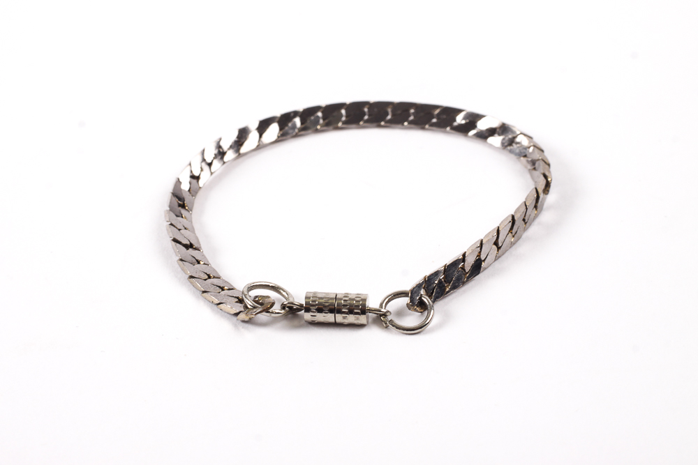 Mens Costume Silver Tone Jewelry