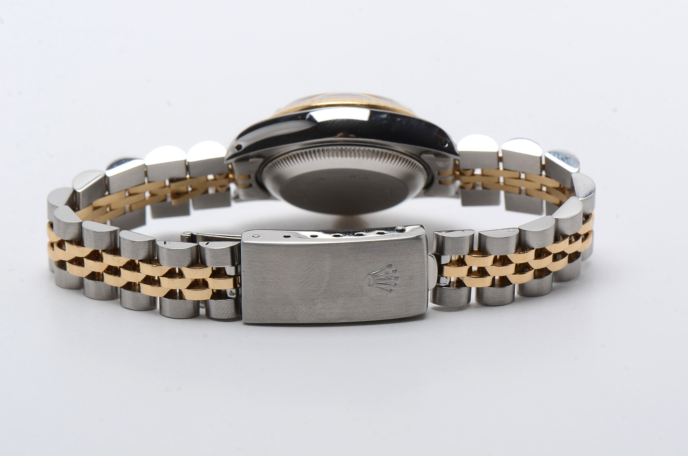 Rolex Datejust 18K Yellow Gold Stainless Steel Champagne Dial 26mm Watch