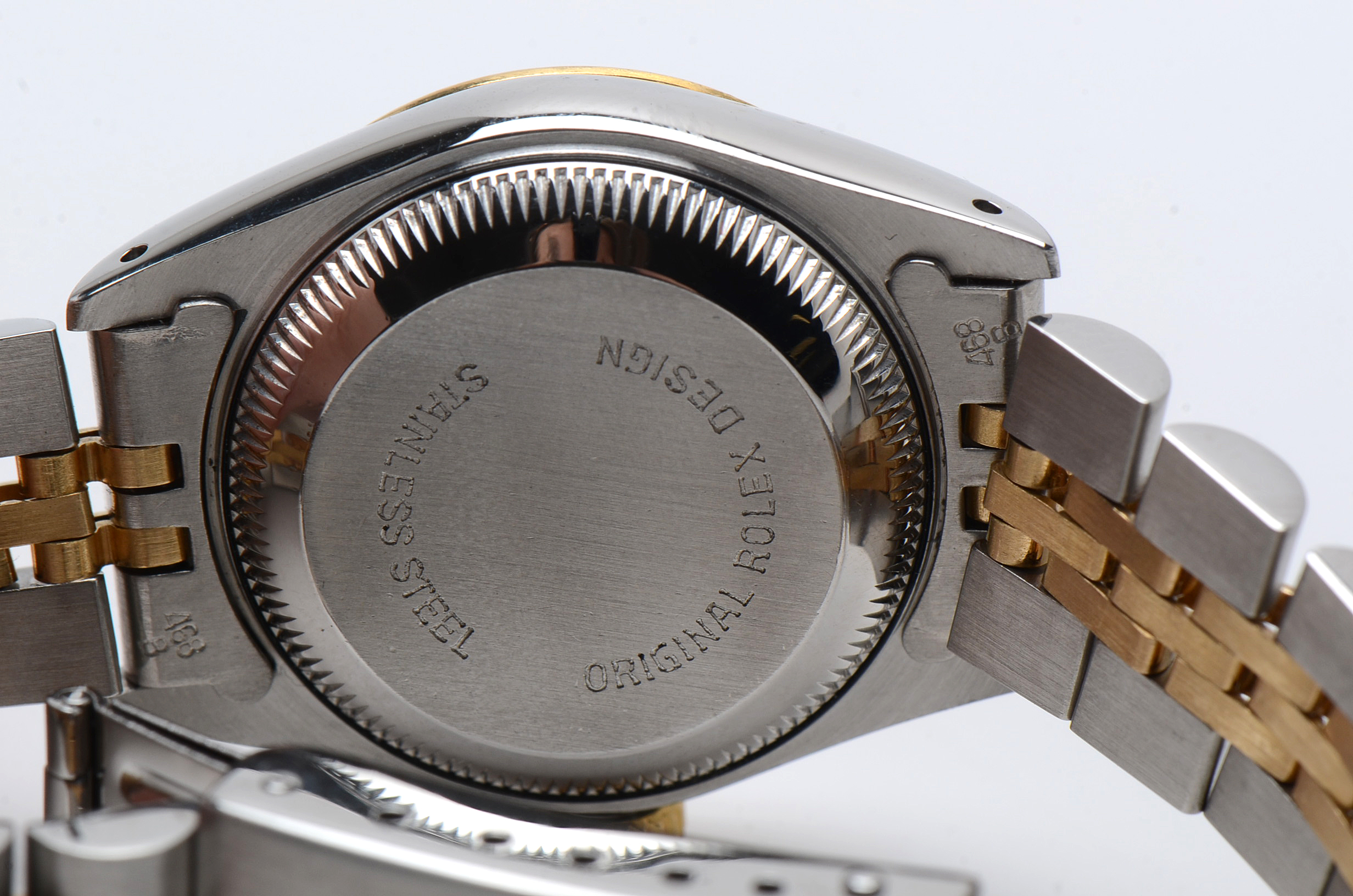 Rolex Datejust 18K Yellow Gold Stainless Steel Champagne Dial 26mm Watch