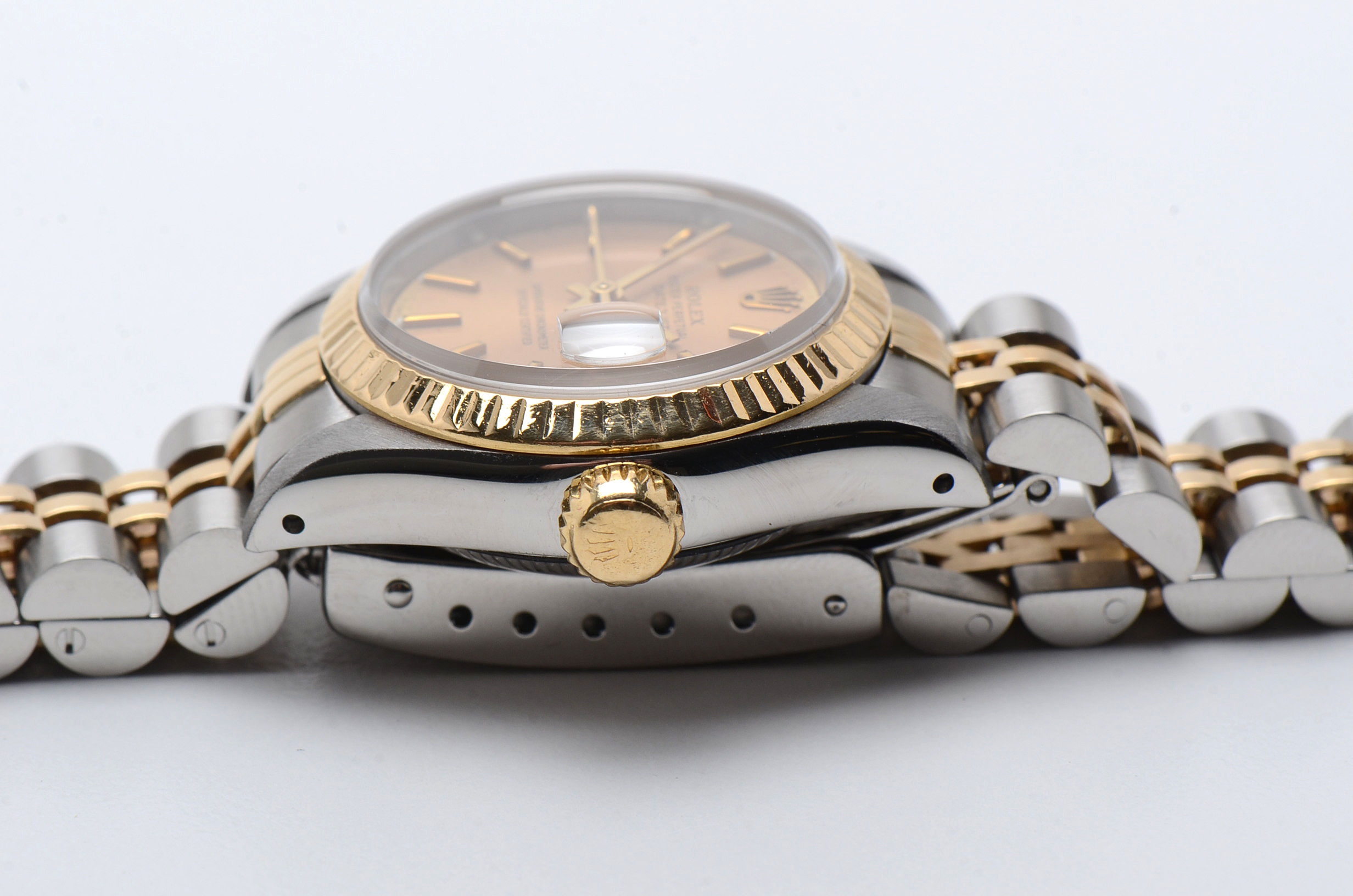 Rolex Datejust 18K Yellow Gold Stainless Steel Champagne Dial 26mm Watch