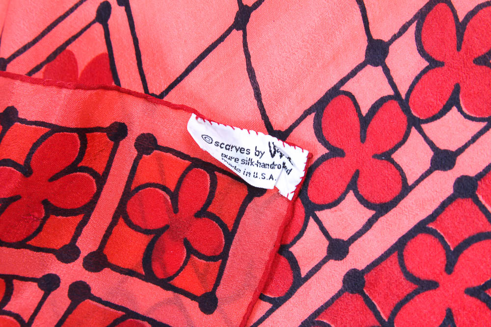 Two Vintage Silk Scarves