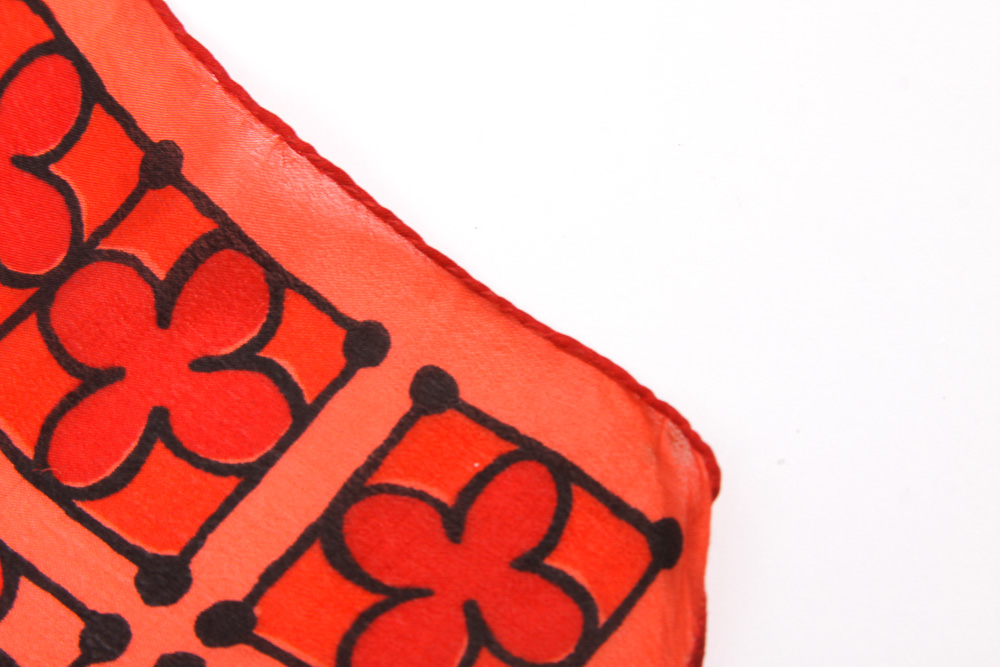 Two Vintage Silk Scarves