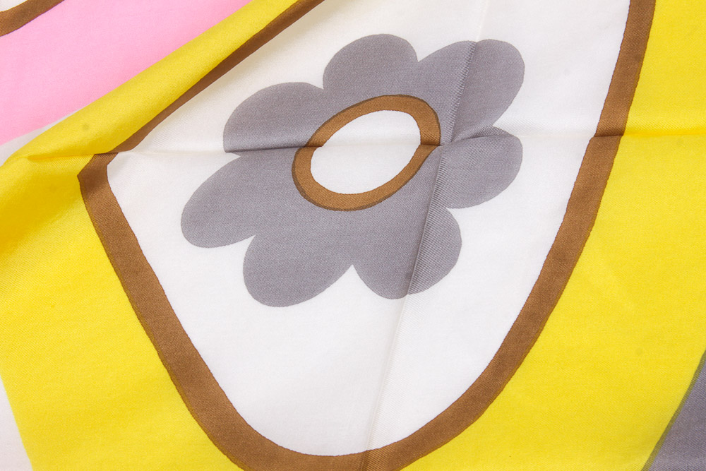 Two Vintage Silk Scarves