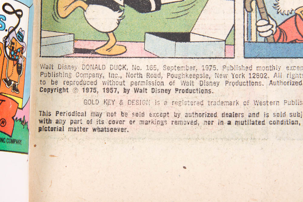 1950s–1970s Disney Comic Books