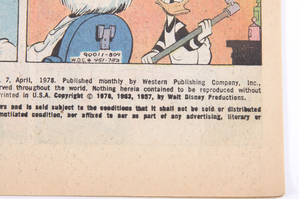 1950s–1970s Disney Comic Books