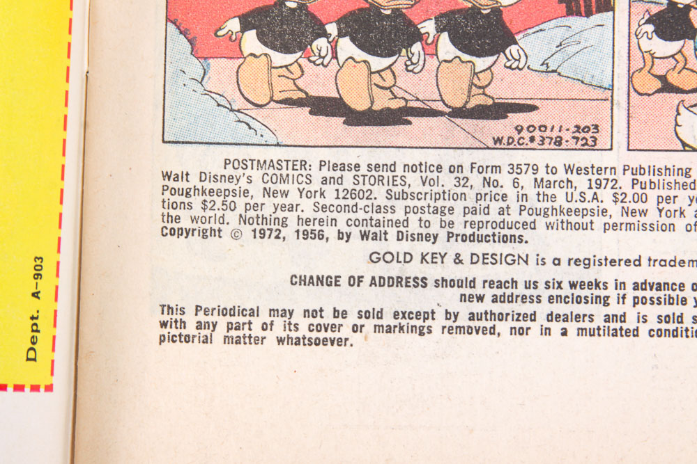 1950s–1970s Disney Comic Books