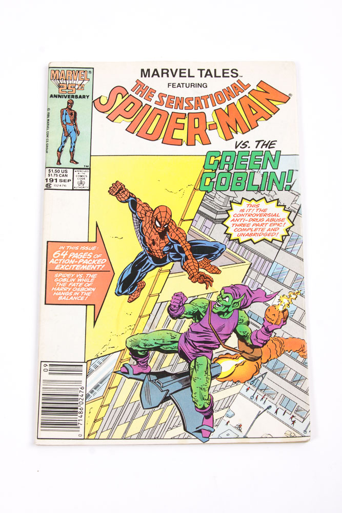 Bronze Age "Marvel Tales" Comics Featuring Spider-Man